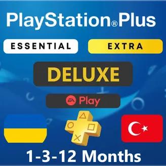 🔥 PS PLUS DELUXE 1-12 MONTH🌎TURKEY