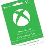 Подарочные карты Xbox 1 доллар США.
