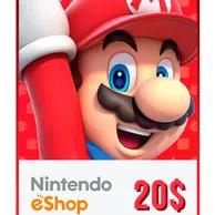 🍄Карта код пополнения Nintendo eShop 20 долларов🍄