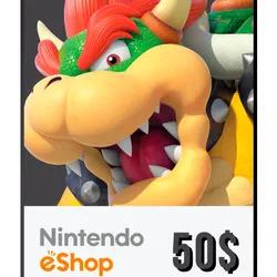 🍄Карта код пополнения Nintendo eShop 50 долларов🍄