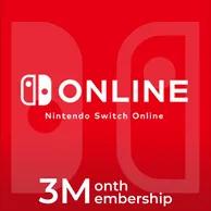 Подписка Nintendo Switch Online на 3 месяца US
